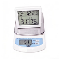 Hygromètre numérique d'intérieur avec grand écran LCD clair, thermomètre, surveillance de la température ambiante et enregistrement de l'heure