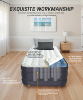Oreiller de marque personnalisée le plus populaire, matelas gonflable confortable et sain, canapé-lit gonflable pliable Relax