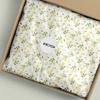 Papier de soie recyclé imprimé sur mesure, anti-frisottis, pour emballage de vêtements et cadeaux, avec votre logo de marque, simple face