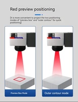 Nouvelle machine de gravure laser à fibre 20W avec dispositif rotatif de bureau pour marquage laser or, argent, papier, métal, acrylique, verre, cuir, MDF de haute précision