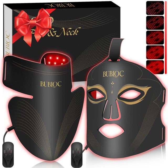 Professional Silicone LED Light Therapy Mask Ergonomic Handheld Skin Rejuvenation Design Smart Timer Wrinkle Remover Acne