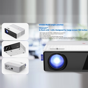 Giá Thấp Nhất Mini 1920X1080P 420ANSI 6000Lumens LCD + LED HD Máy Chiếu Kỹ Thuật Số Máy Chiếu Video Beame - Product Image 4