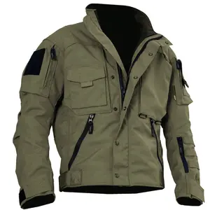 CustomTactical Jacket Men's Windproof Stab-Proof Scratch-Proof And Wear-Resistant Motorcycle Hard Shell Jacket