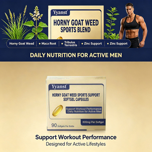 Capsules de soutien sportif en gélules molles, extrait d'herbe de chèvre cornée, supplément énergétique à base de plantes pour la performance sportive des hommes actifs, OEM - Product Image 5