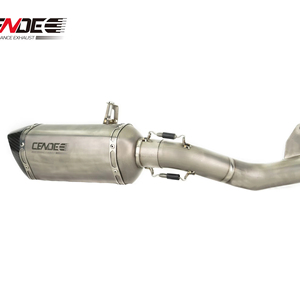 Escape de Motocicleta de Aleación de Titanio Modificado para <span class=keywords><strong>Honda</strong></span> <span class=keywords><strong>CB650</strong></span> CBR650 2013-2014 2019-2020 <span class=keywords><strong>2021</strong></span> - Product Image 1