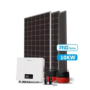 PNG On-grid solar system 10KW Hot sell On Grid energy electric Solar Power Panel System Use