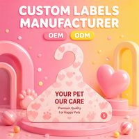 Étiquette suspendue en carton blanc léger, recyclable et résistant à l'humidité pour accessoires pour animaux de compagnie, présentation en magasin, commande en gros