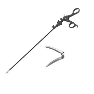 Laparoskopik aletler yeniden kullanılabilir çift eylem kavisli maryland diseksiyon forsepsi - Product Image 1