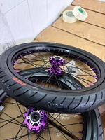 Roues Talaria MX4 Supermoto, jeu de jantes de 17 pouces pour moto électrique tout-terrain Sting MX3 R, moyeu CNC, roues et pneus de moto