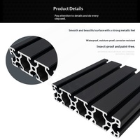 Profilé en aluminium à fente en T de norme européenne 40x160 pour machines CNC et équipements d'automatisation robustes