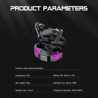 Harga Terendah X15 Gaming TWS Headset Tahan Air Kontrol Sentuh Earphone BT 5.3 True Wireless Stereo Gaming Earbuds X15