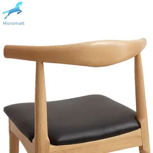 Venda Direta Da fábrica Estilo Japonês Restaurante Mobiliário Log Bela Cor Sólida Única Cadeira De Jantar De Madeira
