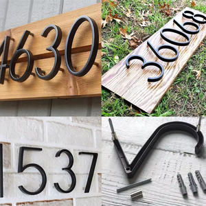 Letrero electrónico acrílico 3D para la tienda, decoración frontal, publicidad, letra Led iluminada al aire libre, tubo Led iluminado Solar DC - Product Image 1