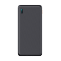 Banque d'alimentation portable d'urgence haute capacité 10000mAh avec écran LED, charge rapide 15W, câble inclus