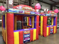 Tienda de pie portátil hinchable, tienda de Carnaval inflable, stand de concesión con soplador de aire a la venta