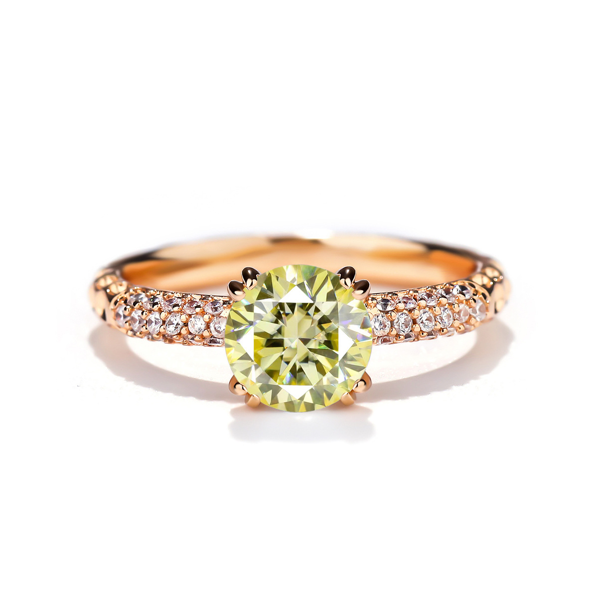 Lemon yellow (1Carat moissanite)