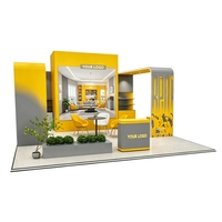 Stand d'exposition personnalisé YTSF-I39 pour la conception de maisons, facile à assembler, portable, durable, lavable, stand de salon professionnel