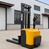 Chariot élévateur à palettes entièrement électrique, transpalette autoportant 2t, transpalette électrique 1 tonne à vendre