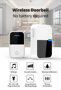 Tự Powered an ninh thông minh Vòng chuông cửa không dây cho nhà gọi điện thoại chuông điện - Product Image 2