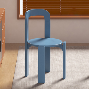 Sedia da Pranzo Moderna <span class=keywords><strong>in</strong></span> <span class=keywords><strong>Legno</strong></span> Monocolore Impilabile con Schienale <span class=keywords><strong>per</strong></span> Ristorante - Bestseller - Product Image 6
