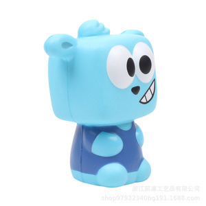 Blue Bear Pu Foam Fidget Toy Slow <b>Rebound</b> Stress Reliever Office Desk Decor Unisex 8 To 13 Years - Product Image 4