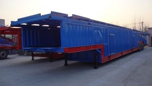 Costruttore 10 autoveicoli 3 assi autotrasportatore idraulico/rimorchio <span class=keywords><strong>trasportatore</strong></span> auto/semirimorchio per trasporto auto - Product Image 2
