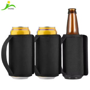 हैंडल-नियोप्रोन थप्पड़ लपेटे गए धारक के साथ कुजी कर सकते हैं, जो बियर और सोडा के डिब्बे के लिए लोगो के साथ अनुकूलन योग्य है - Product Image 3