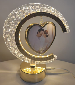 Ánh Sáng Sang Trọng Tiên Tiến <span class=keywords><strong>Dual</strong></span>-Mục Đích Cảm Ứng Pha Lê Đèn Thân Thiện Với Môi Khung Ảnh Cho Sạc Và Plug-Trong - Product Image 4