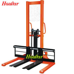 1.6 मीटर चौड़ा पैर हाइड्रोलिक CTY-E फोर्कलिफ्ट मैनुअल स्टेकर के साथ 1 टन क्षमता - Product Image 2