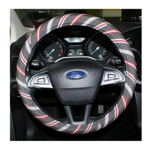 Accessoires automobiles universels <span class=keywords><strong>Couvre</strong></span>-<span class=keywords><strong>volant</strong></span> de voiture en tissu durable - Product Image 1