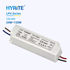 Alimentation électrique LED AC-DC à commutation HYRITE IP67, taille compacte, étanche à l'extérieur, coque en plastique PFC, large plage de tension d'entrée 12V 24V - Product Image 2
