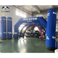 Offre Spéciale Arche Publicitaire Gonflable Sur Mesure pour Événements Sportifs Ligne de Départ Marathon Course Triathlon