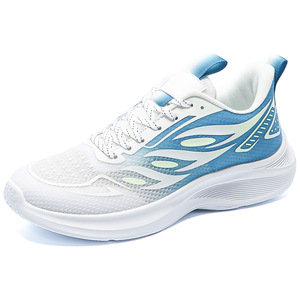 Chaussures de sport décontractées à semelle épaisse pour hommes, grande taille, tendance printemps toutes saisons, respirantes, en maille souple, pour la course à pied - Product Image 4
