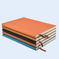 Vente chaude A5 spirale planificateur Logo personnalisé imprimé en cuir PU cahier à couverture rigide académique et écriture cadeau A6 taille reliure thermique