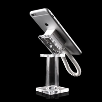 Support d'affichage de sécurité pour téléphone portable, magnétique, rétractable, en acrylique transparent, antivol, pour utilisation en vente au détail