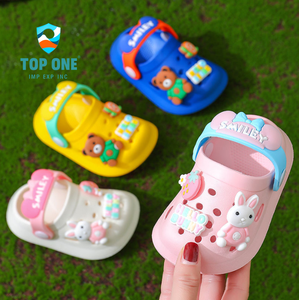 TopOne enfants été plage sandales garçons filles Mules dessin animé bébé pantoufles plat mignon dessin animé enfants jardin chaussures - Product Image 3