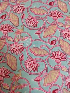 Hand Block Print <b>Round</b> Tablecloh Hand Block Print Sheeting Fabric <b>Table</b> Wear 8 Seater <b>Tablecloth</b> With Border All <b>Round</b> - Product Image 5