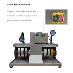 Machine de polissage de bijoux en acier inoxydable motorisée 37 kW pour la fabrication de bijoux en pierres précieuses, le lapidaire et le meulage de diamants - Product Image 5