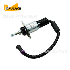 วาล์วโซลินอยด์สวิตช์ตัดการทำงานของเครื่องยนต์ C59AL 59AL204A สำหรับเครื่องกำเนิดไฟฟ้า ตัดการจ่ายน้ำมันเชื้อเพลิง อุณหภูมิปกติ - Product Image 2