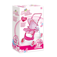 Vente directe en usine, poussette de poupée en métal avec Table à manger, accessoires de poupée, jouets pour filles