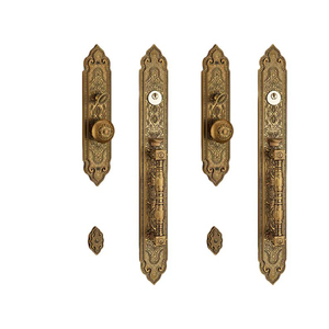 YZH Bronze Color Single <strong>Door</strong> Lock Antique Design for Wooden <strong>Door</strong> with Handle and <strong>Knob</strong> - Product Image 6