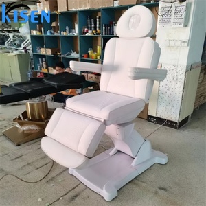 KISEN Professional Beauty Salon Furniture 4 Motor Electric Facial Spa <b>Bed</b> Luxury <b>Lash</b> <b>Bed</b> Curved Massage <b>Table</b> Facial Beauty <b>Bed</b> - Product Image 6