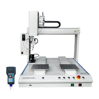 Robot de soudage automatique de bureau CNC pour le soudage de câbles de connecteurs de circuits imprimés, fil de soudure de 0,6 à 1,2 mm