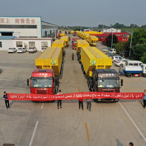 Fábrica de China de 3 ejes 80 toneladas de transporte de carga de maíz semi remolque con buen precio - Product Image 2