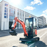 Nouvelle Mini-Excavatrice Chinoise à Zéro Balancement Arrière, Prix Fabricant, 1.8T 2 Tonnes