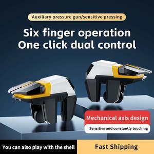 DY11 <b>Game</b> <b>Joystick</b> Handle Mobile Control Gaming Trigger Controller Fire Button Shooter <b>for</b> <b>Game</b> Pubg Call of Duty Apex - Product Image 2