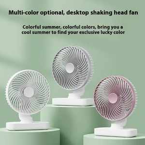 Ventilateur portable électrique USB de haute qualité, silencieux, pour étudiants, voiture, dortoir, mini ventilateur en plastique à piles - Product Image 2