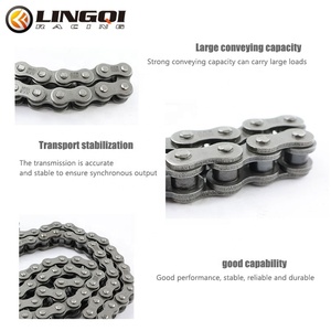 Piñón de motocicleta <span class=keywords><strong>520</strong></span> <span class=keywords><strong>Cadena</strong></span> 100 <span class=keywords><strong>110</strong></span> 120L hebilla anillo enlace rodillo cadenas de transmisión para ATV Quad Pit Dirt Bike - Product Image 6