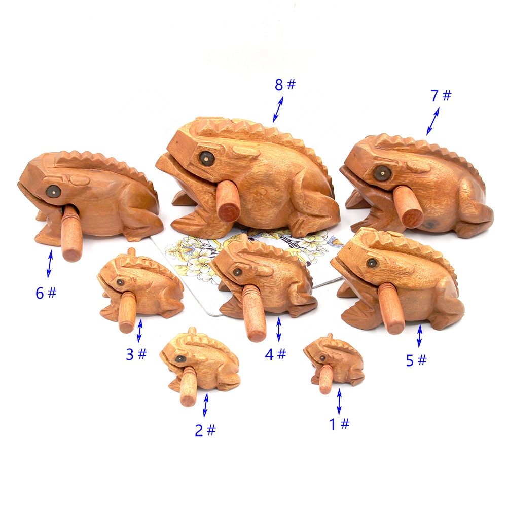 Хит продаж, туристические сувениры, резьба по дереву, ремесла, вокальная деревянная лягушка