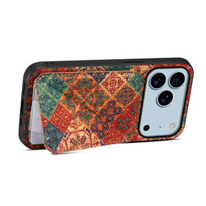 เคสโทรศัพท์ Denior Cork กันกระแทก พร้อมที่วางบัตรและขาตั้ง ใช้ได้กับ <span class=keywords><strong>Apple</strong></span> ซีรีส์ 17/16/15/14/13/12 - Product Image 5